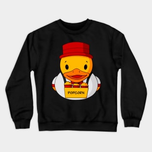 Circus Popcorn Vendor Rubber Duck Crewneck Sweatshirt